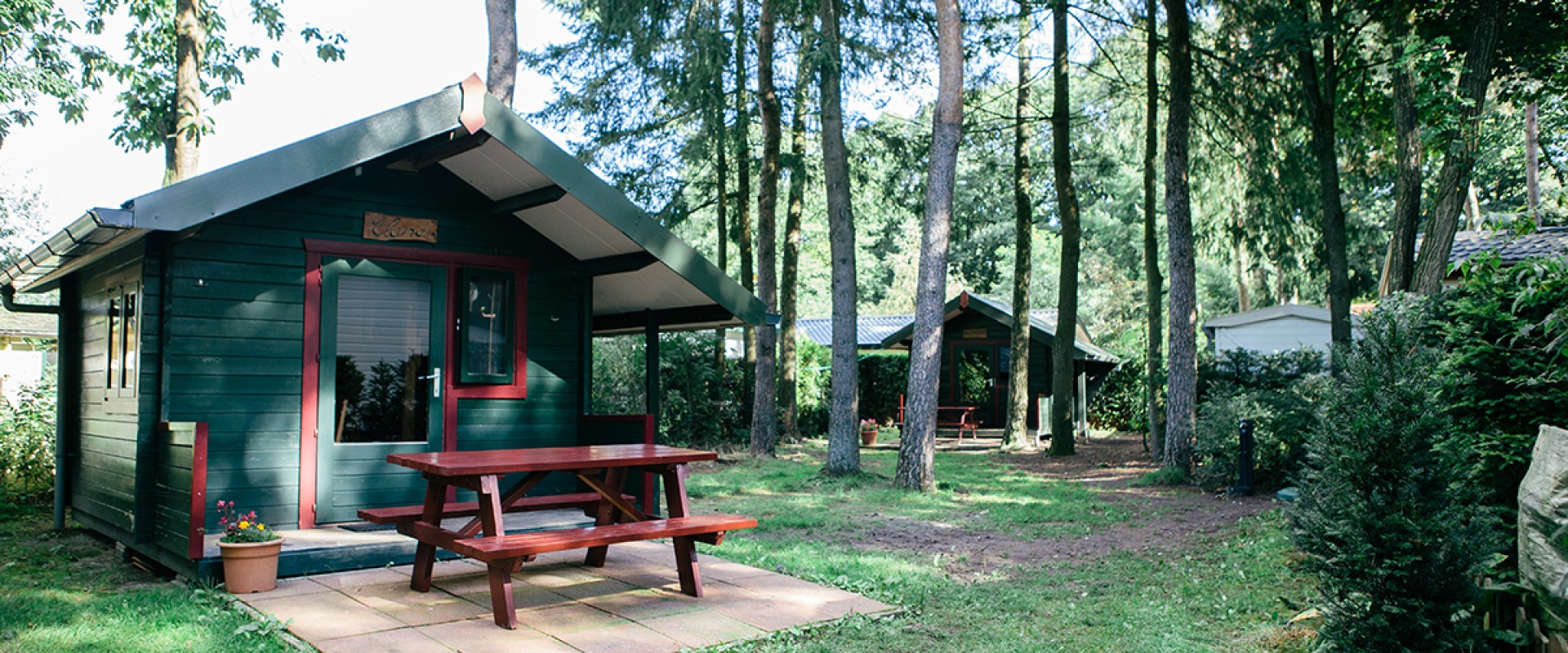 Standaard hut buiten